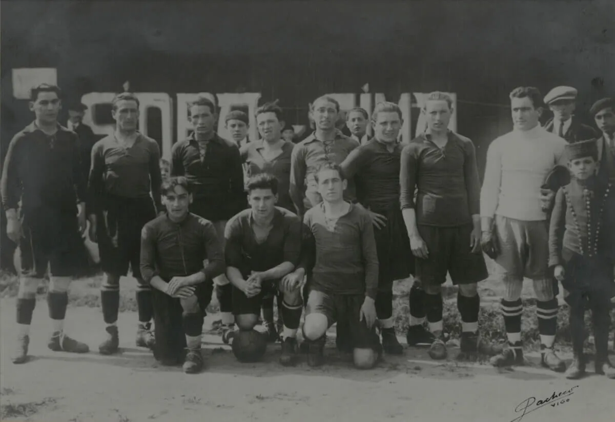 Primer equipo del RC Celta de Vigo, 1923.