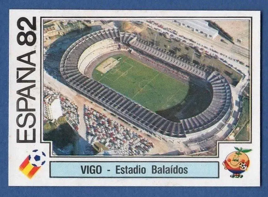 Estadio de Balaídos durante el Mundial de España 1982 en Vigo
