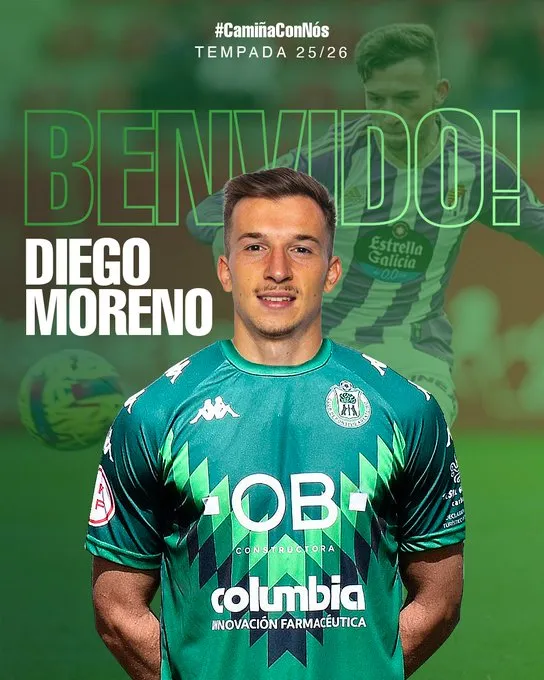 ⚡️¡El Arenteiro mueve ficha! Diego Moreno llega para adueñarse del carril zurdo 🟢