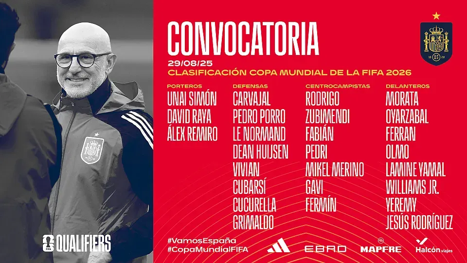 ⚽ España se lanza al asalto del Mundial con una lista que enciende el debate 🔥