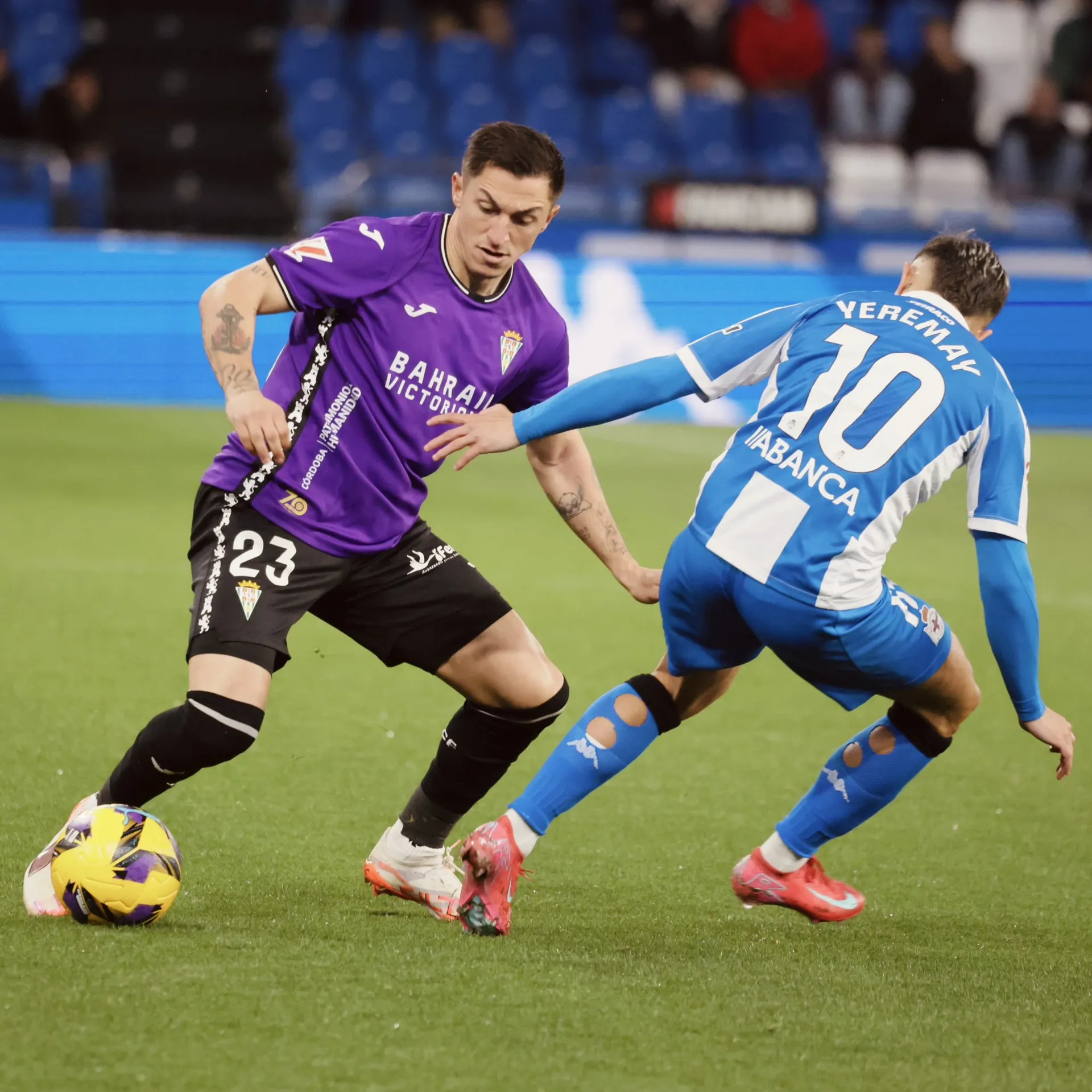 El Deportivo frena al Córdoba pero se queda sin premio en Riazor tras un partido de máxima igualdad