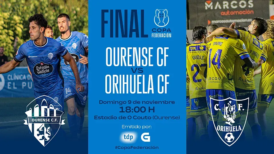 🏆 ¡Ourense CF va a por la gloria! La final de la Copa Federación ya tiene fecha, hora y escenario de película 🔥