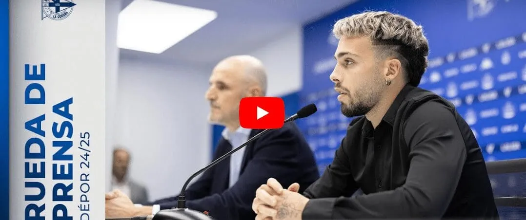 David Mella: "Mi sueño es llevar al Dépor a Primera y Europa"