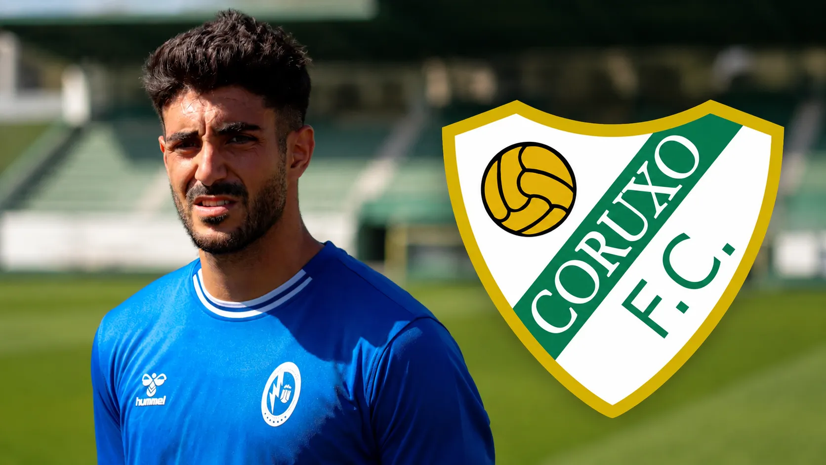 Álex Barba seguirá en el Coruxo FC: tras disputar 26 minutos la temporada pasada, tendrá una nueva oportunidad