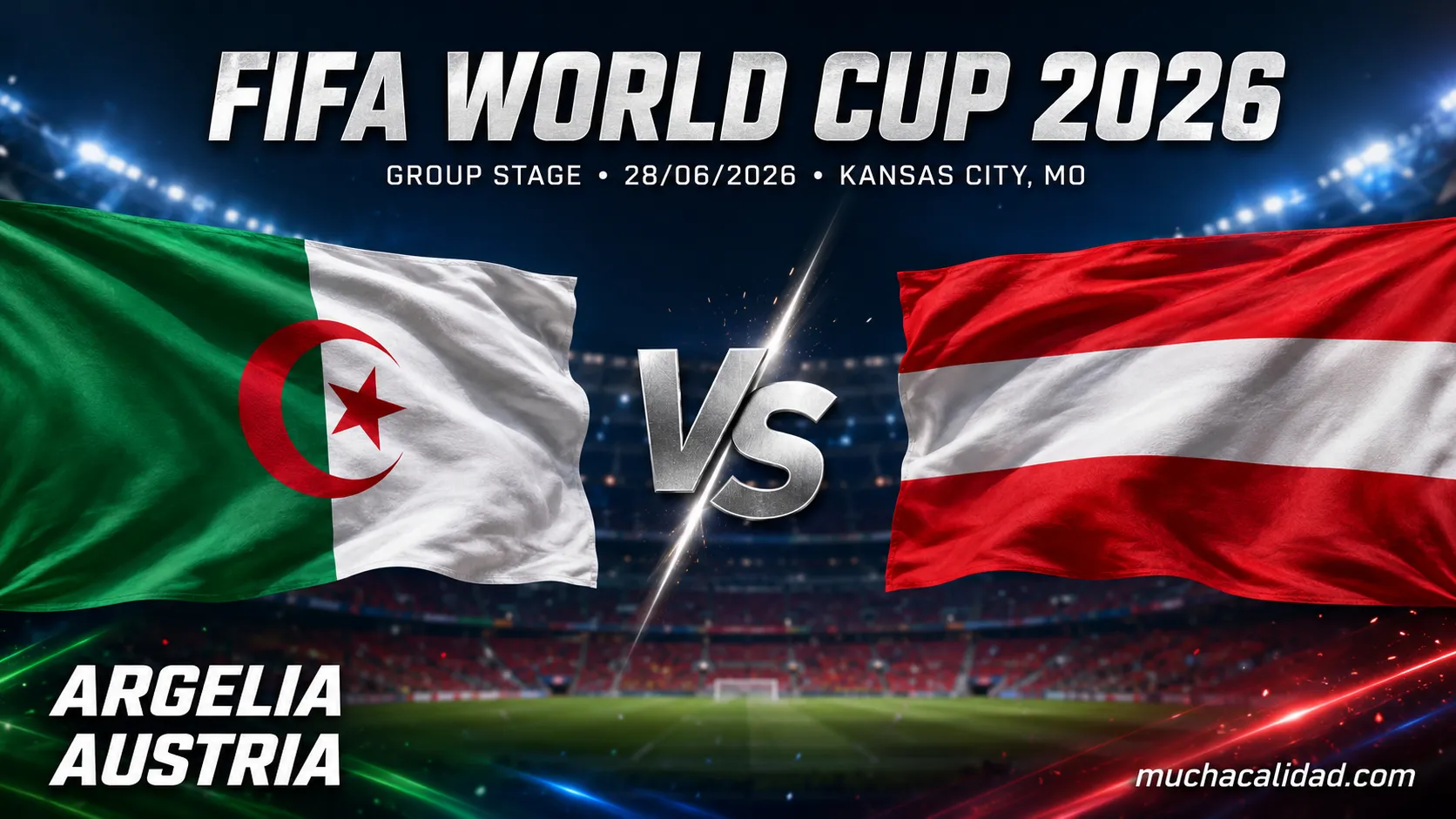 Argelia vs Austria: alineaciones probables, horario y pronóstico del Mundial 2026