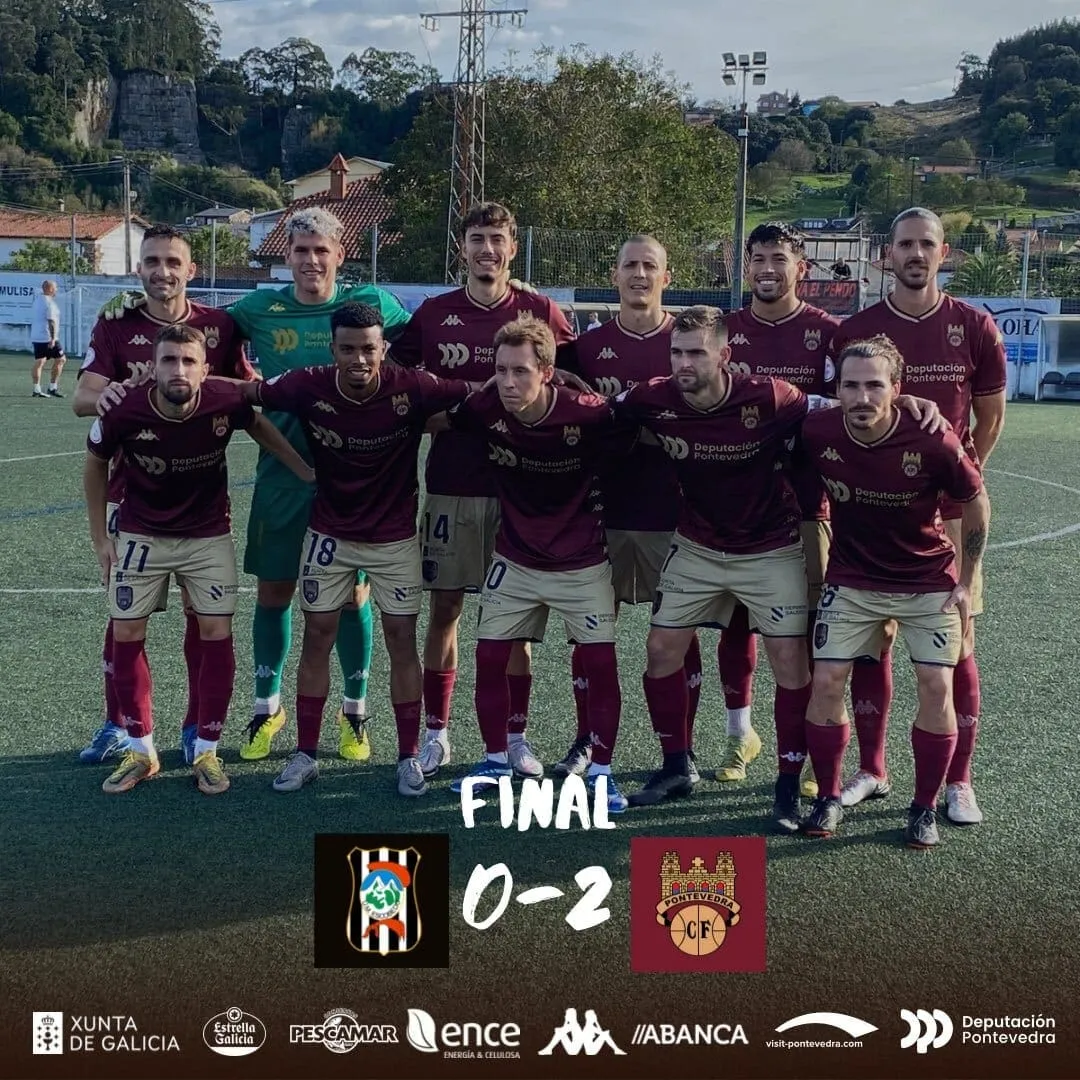 El Pontevedra se hace fuerte a domicilio y vence al Escobedo (0-2)