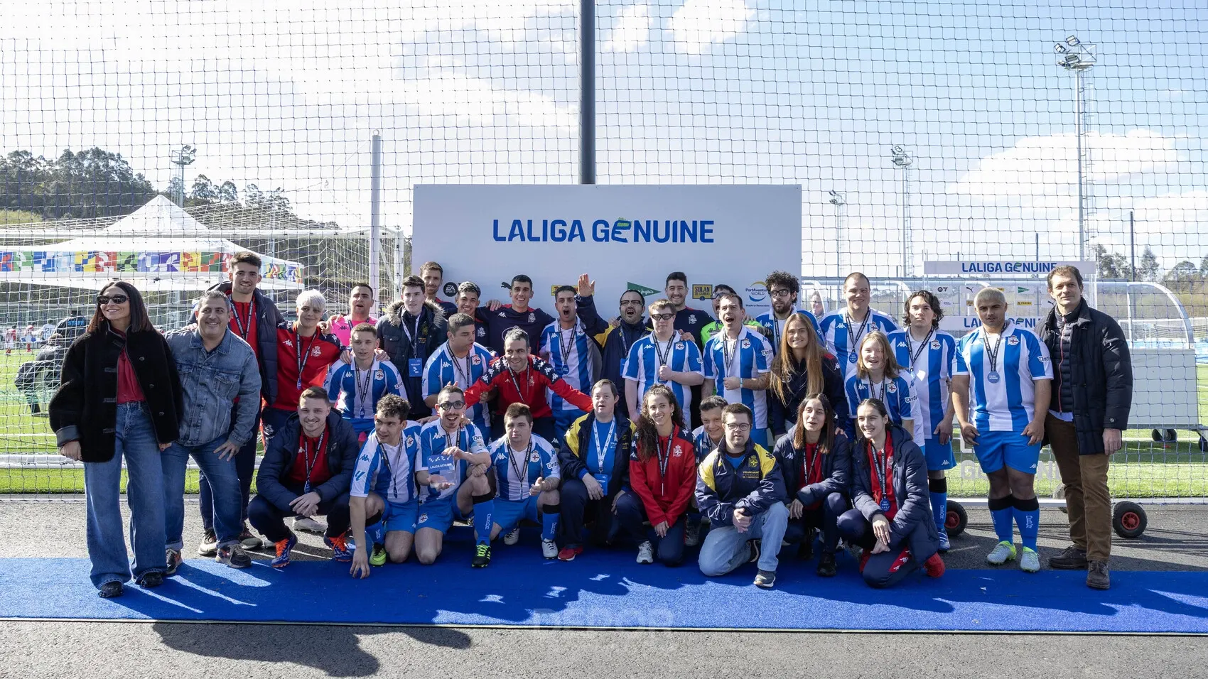 Abegondo vibra con el fútbol inclusivo: Éxito rotundo de LaLiga Genuine en Galicia
