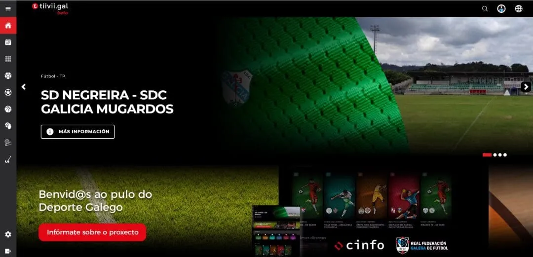 Nace TIIVII.GAL, la televisión que revoluciona el fútbol y futsal gallego