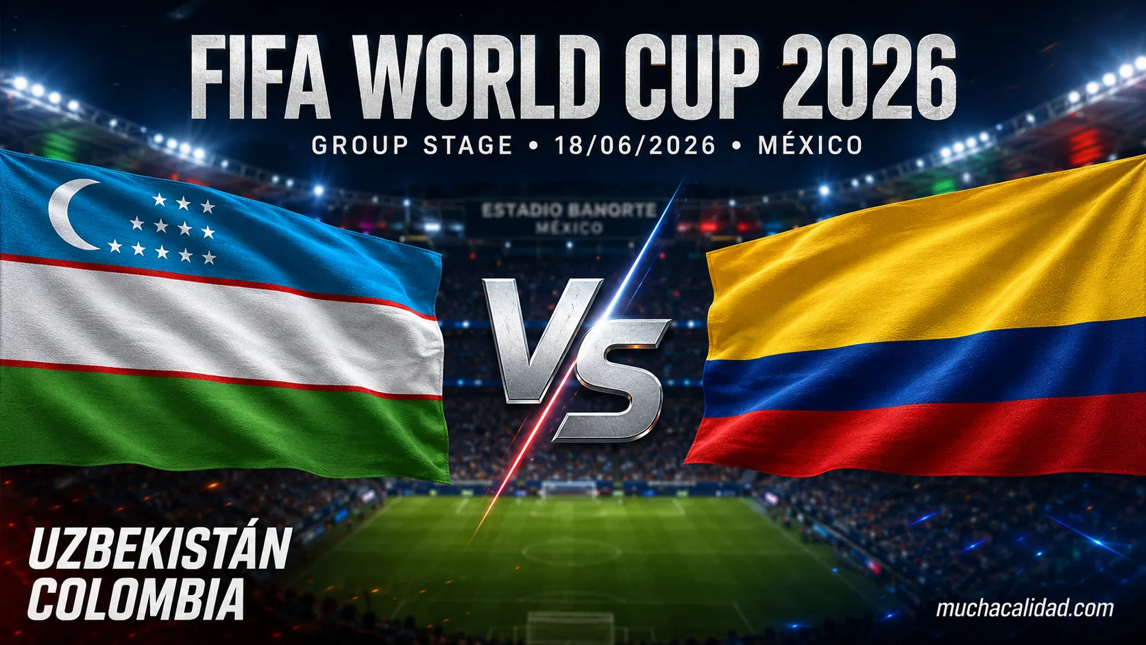 Uzbekistán vs Colombia: previa completa del Mundial 2026