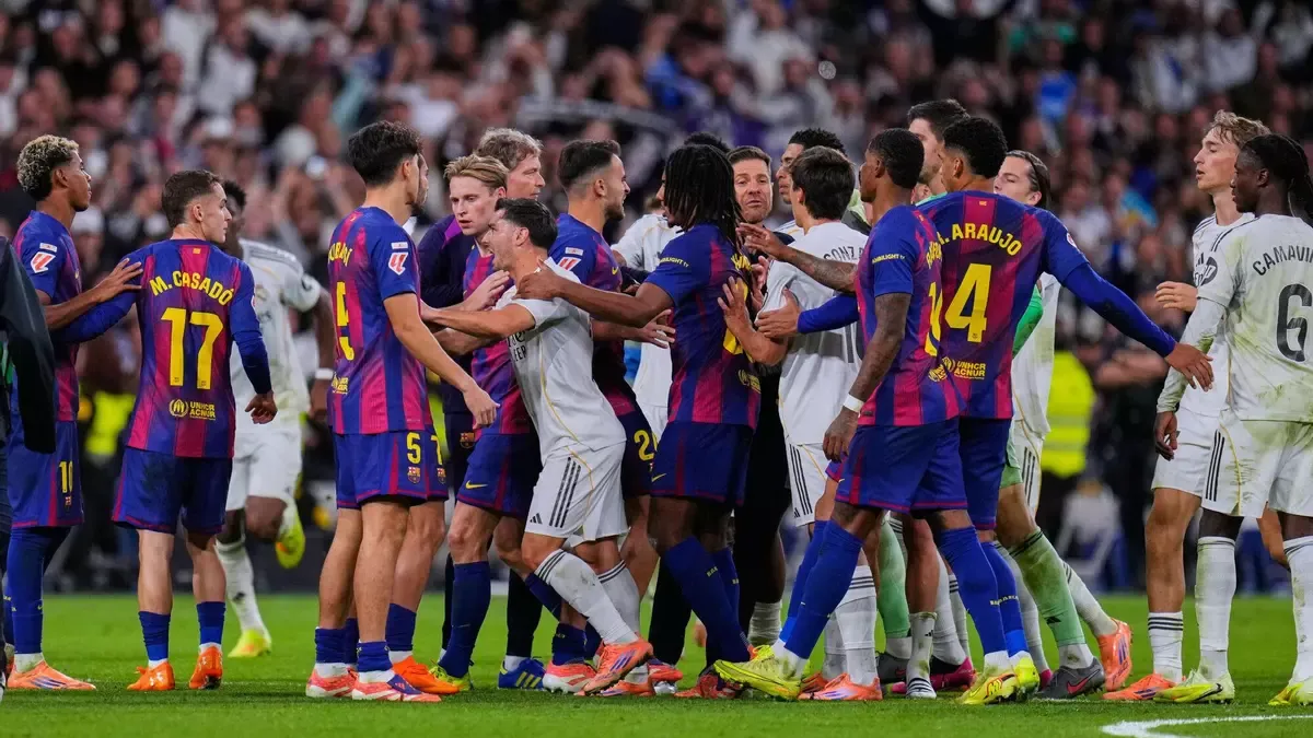 💣VIDEO  |  ¡ ESCÁNDALO EN EL BERNABÉU!💣 Vinícius gritó “¡Habla ahora!” a Lamine y Courtois se lanzó a por él 😱🔥