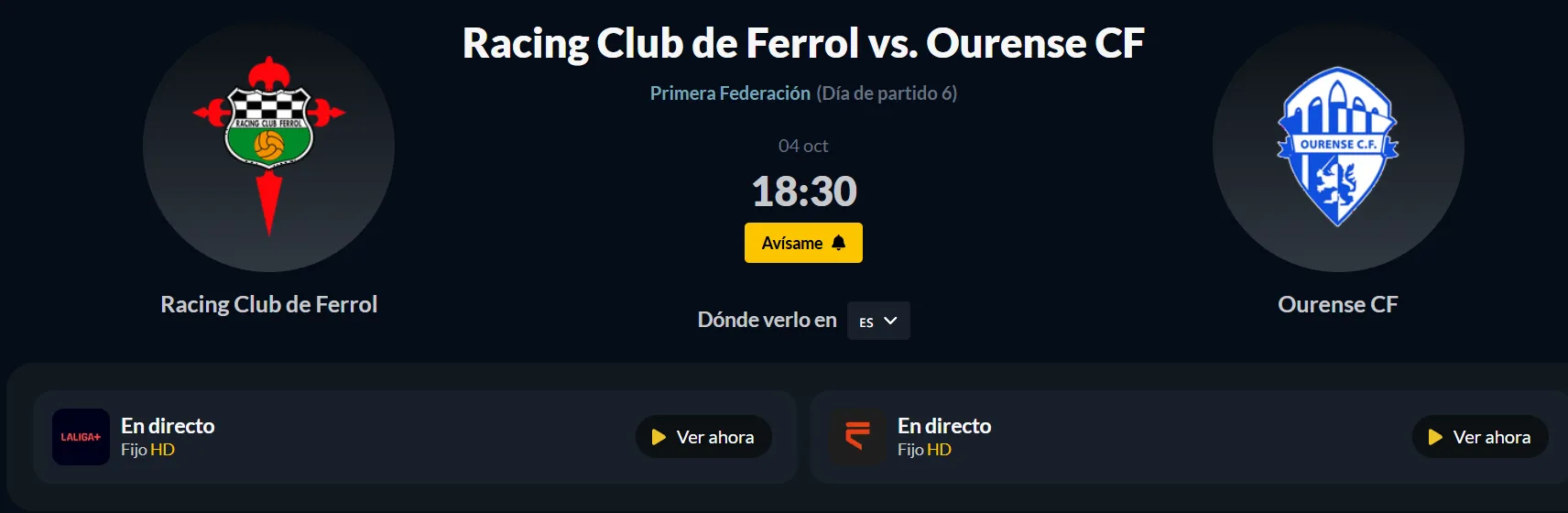 ⚽🔥 Racing de Ferrol vs Ourense CF: horario, canal y dónde ver en directo el duelo gallego que paraliza Galicia 📺💚