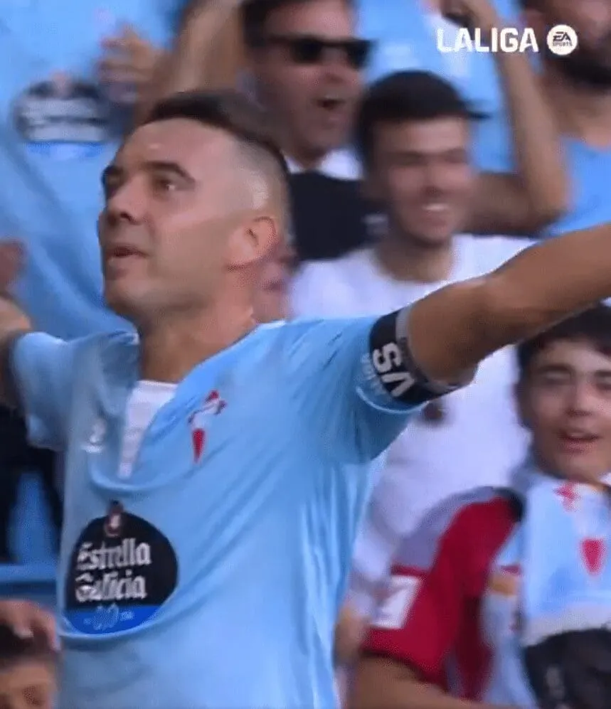 Iago Aspas, protagonismo y polémica en la remontada del Celta ante el Alavés