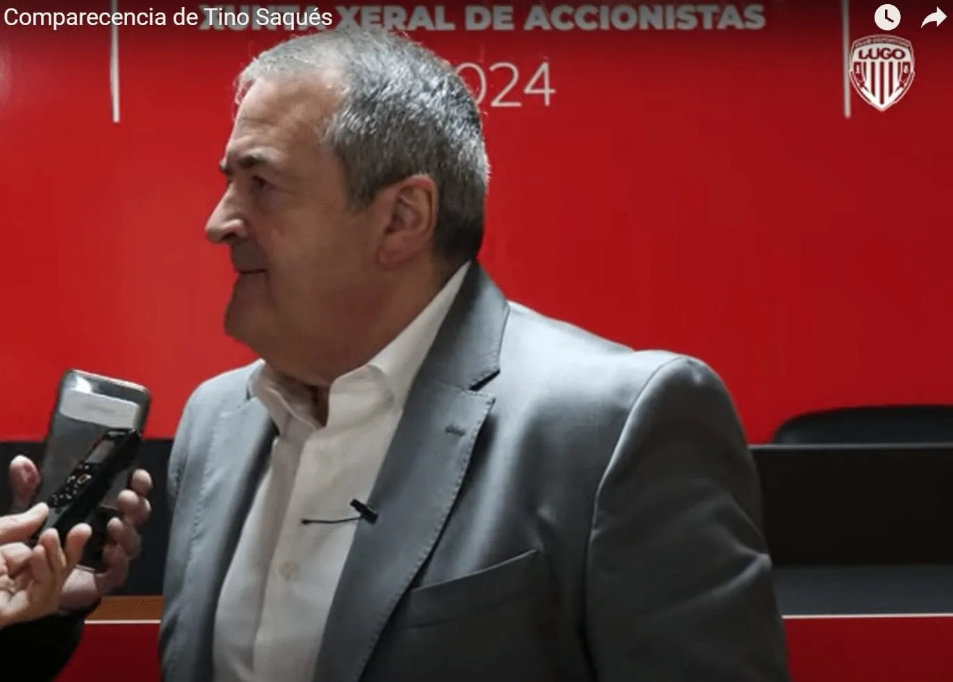 Tino Saqués se compromete a reducir la deuda y reforzar la delantera del CD Lugo