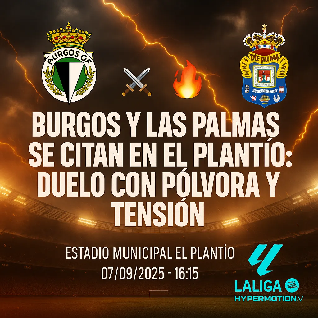 ⚔️ Burgos y Las Palmas se citan en El Plantío: duelo con pólvora y tensión 🔥⚽