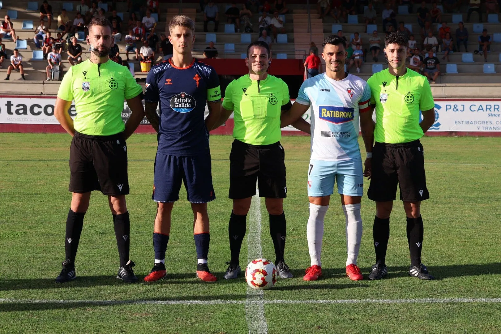 Triunfo del Celta Fortuna ante el Arosa en el Trofeo San Roque