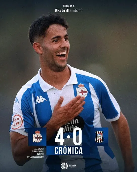 El Fabril arrasa al Escobedo (4-0) y recupera la confianza tras una segunda parte imparable