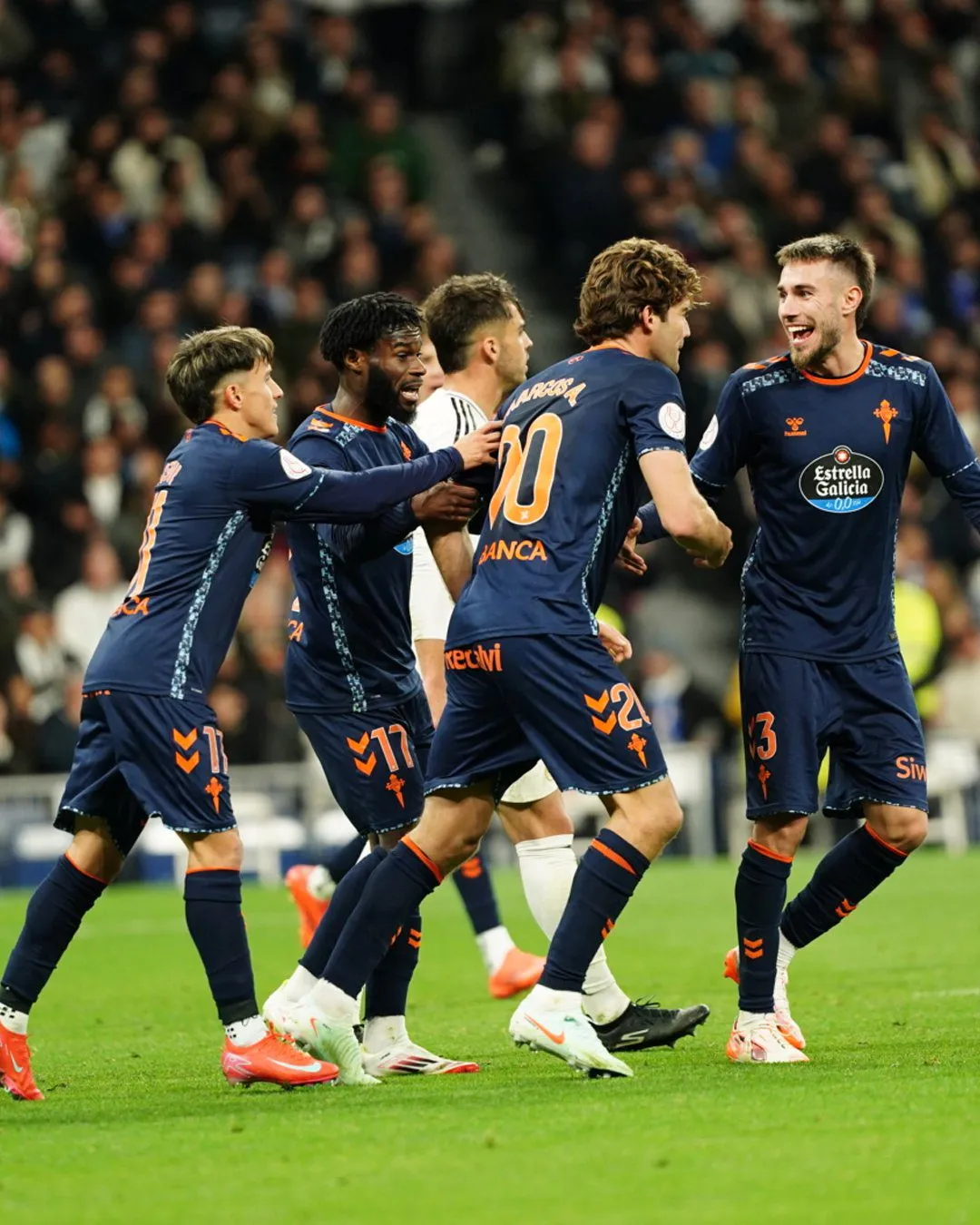 El Celta lleva al Madrid a la prórroga, pero termina cayendo 5-2 ante el poderío blanco