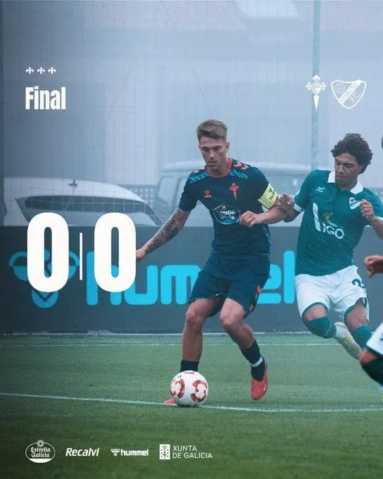 Empate sin goles entre Celta Fortuna y Coruxo