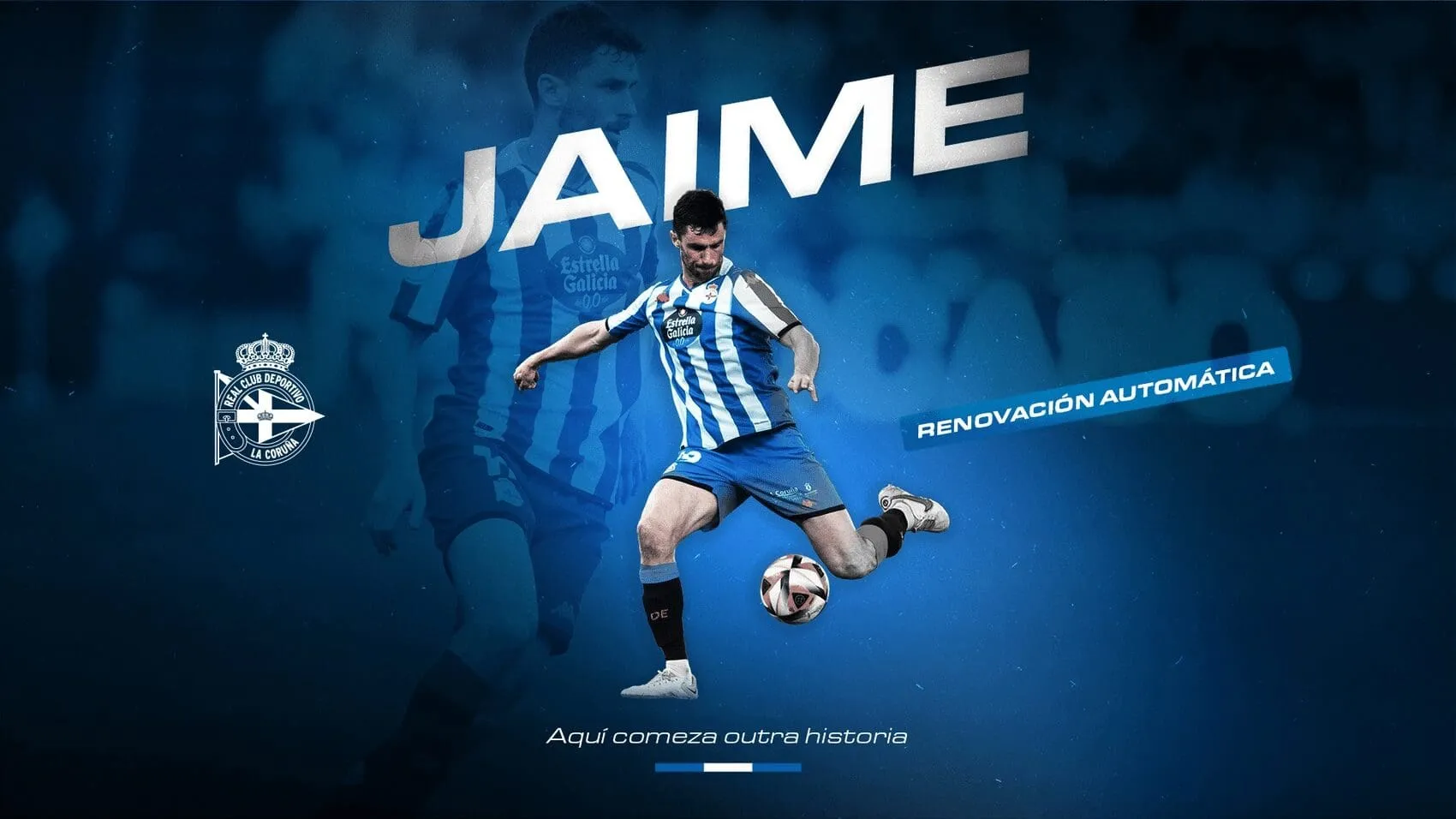 Renovación: Jaime Sánchez Seguirá en el Dépor hasta 2025