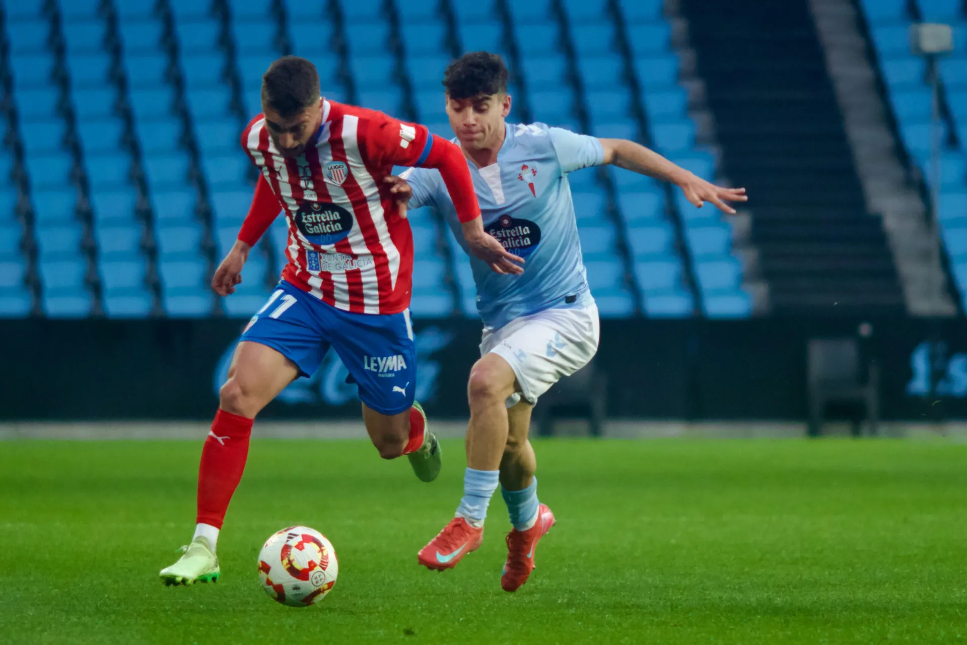 El Lugo asalta Balaídos y hunde al Celta Fortuna en el descenso