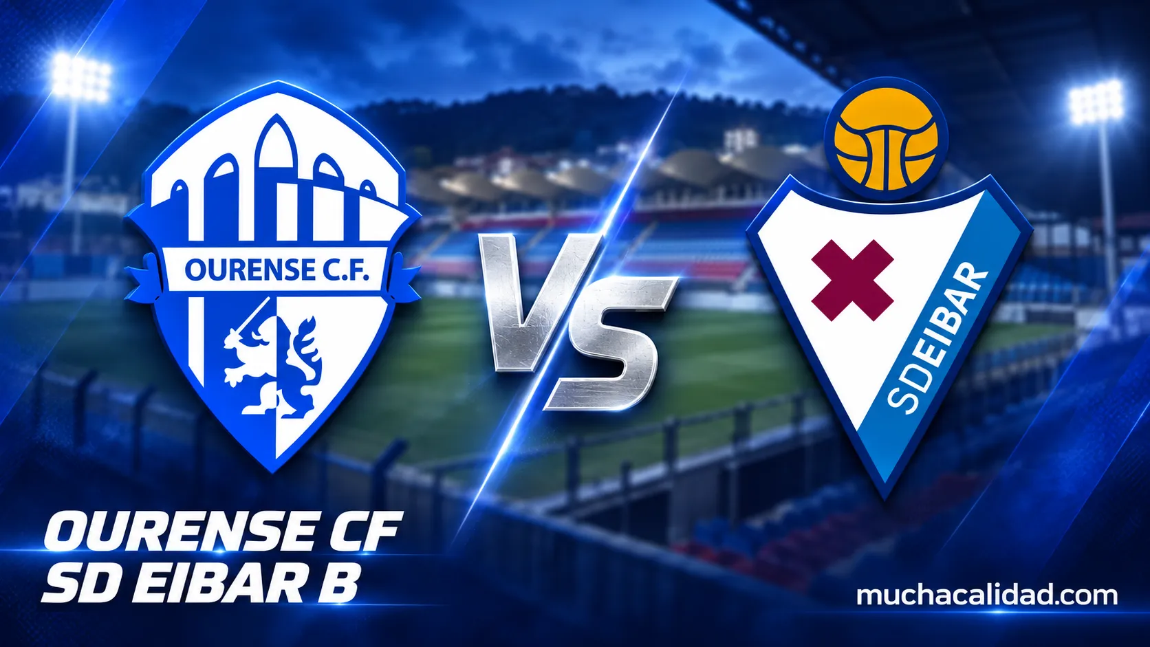 Ourense CF vs SD Eibar B: horario, dónde ver y claves del partido de Segunda Federación