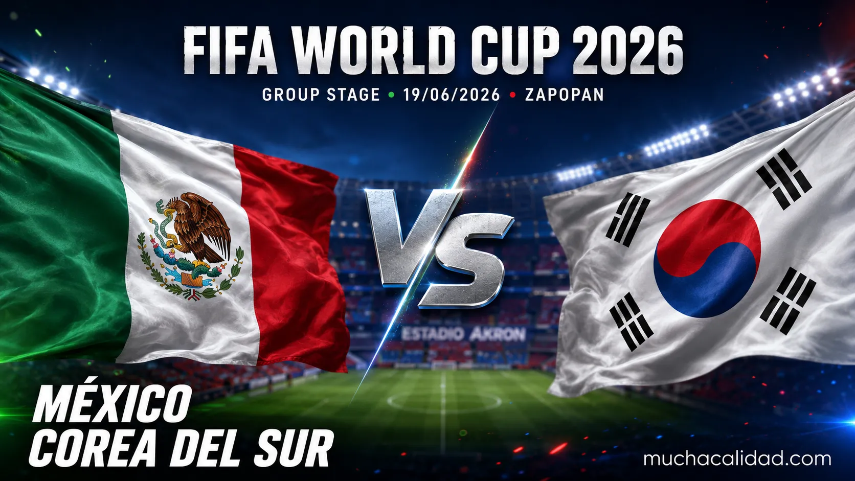 México vs Corea del Sur: previa completa del Mundial 2026