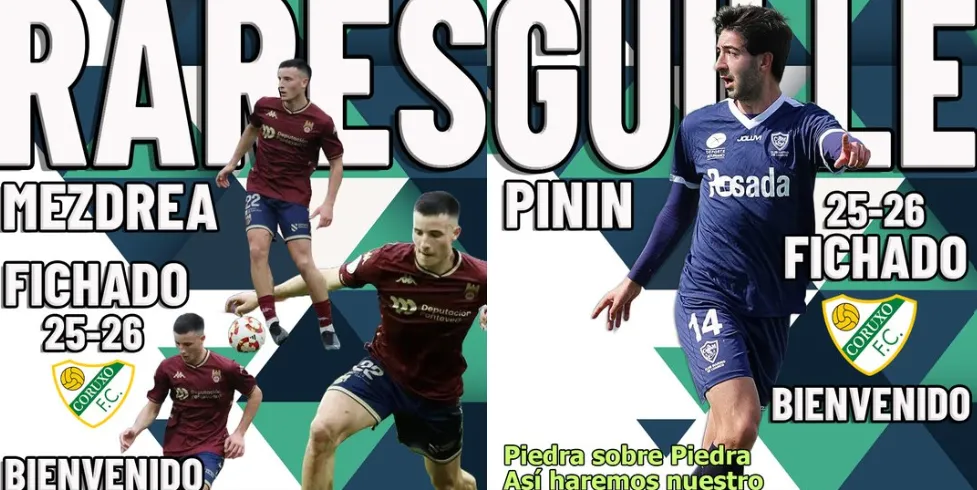 ⚽️ ¡Coruxo FC se arma hasta los dientes! Dos nuevas piezas y una renovación clave 💥🍀