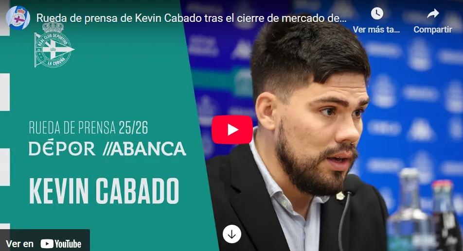 🔥 Kevin Cabado presume de mercado perfecto en el Dépor ABANCA: “Nos llevamos a todas las que queríamos”
