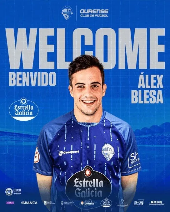 ⏳ Fichajes de última hora en el Ourense CF: Alejandro Blesa y Enrique Teijo refuerzan el equipo