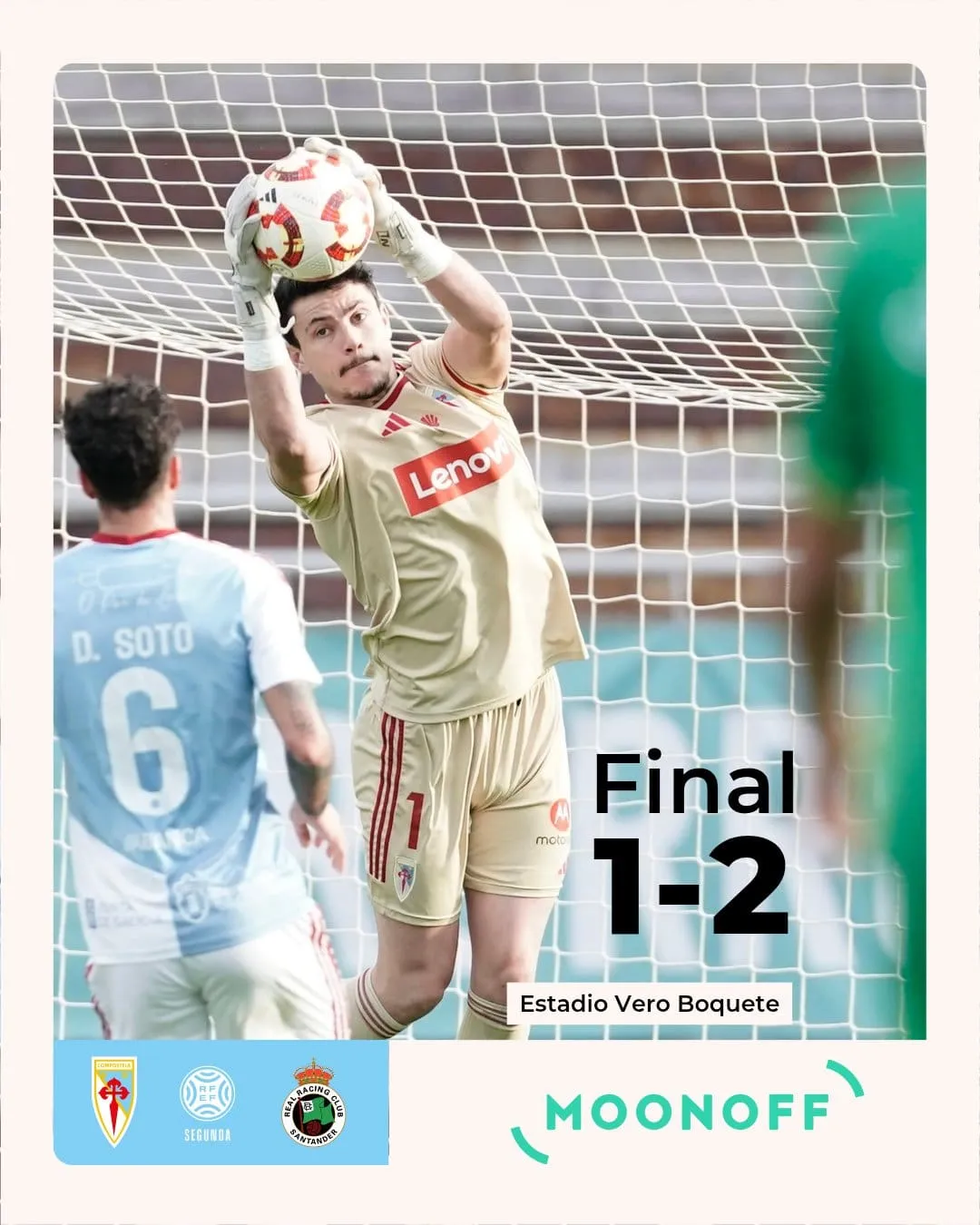 El Compostela cae ante el Rayo Cantabria y queda muy tocado