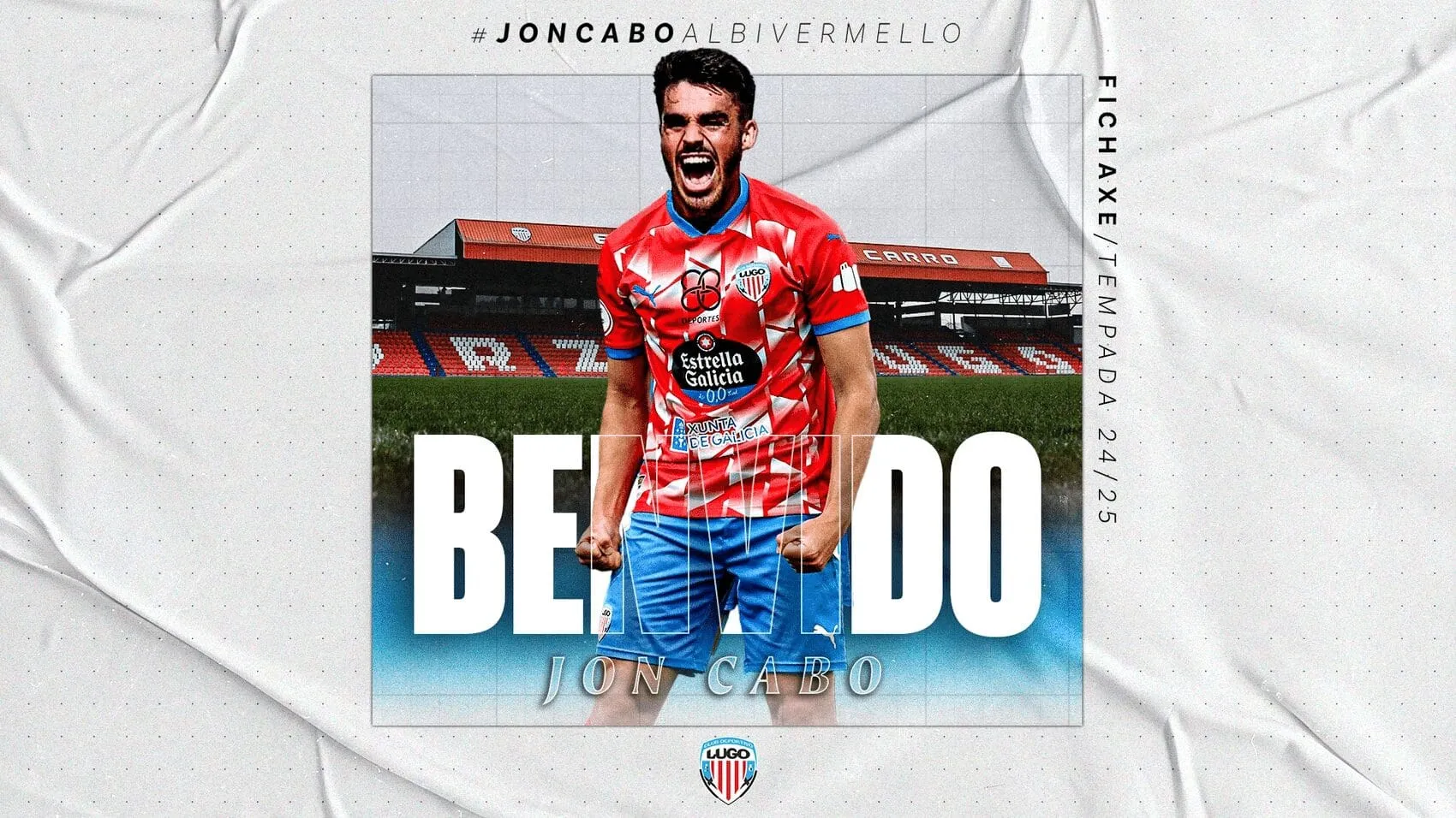Jon Cabo, promesa del fútbol vasco, se une al CD Lugo