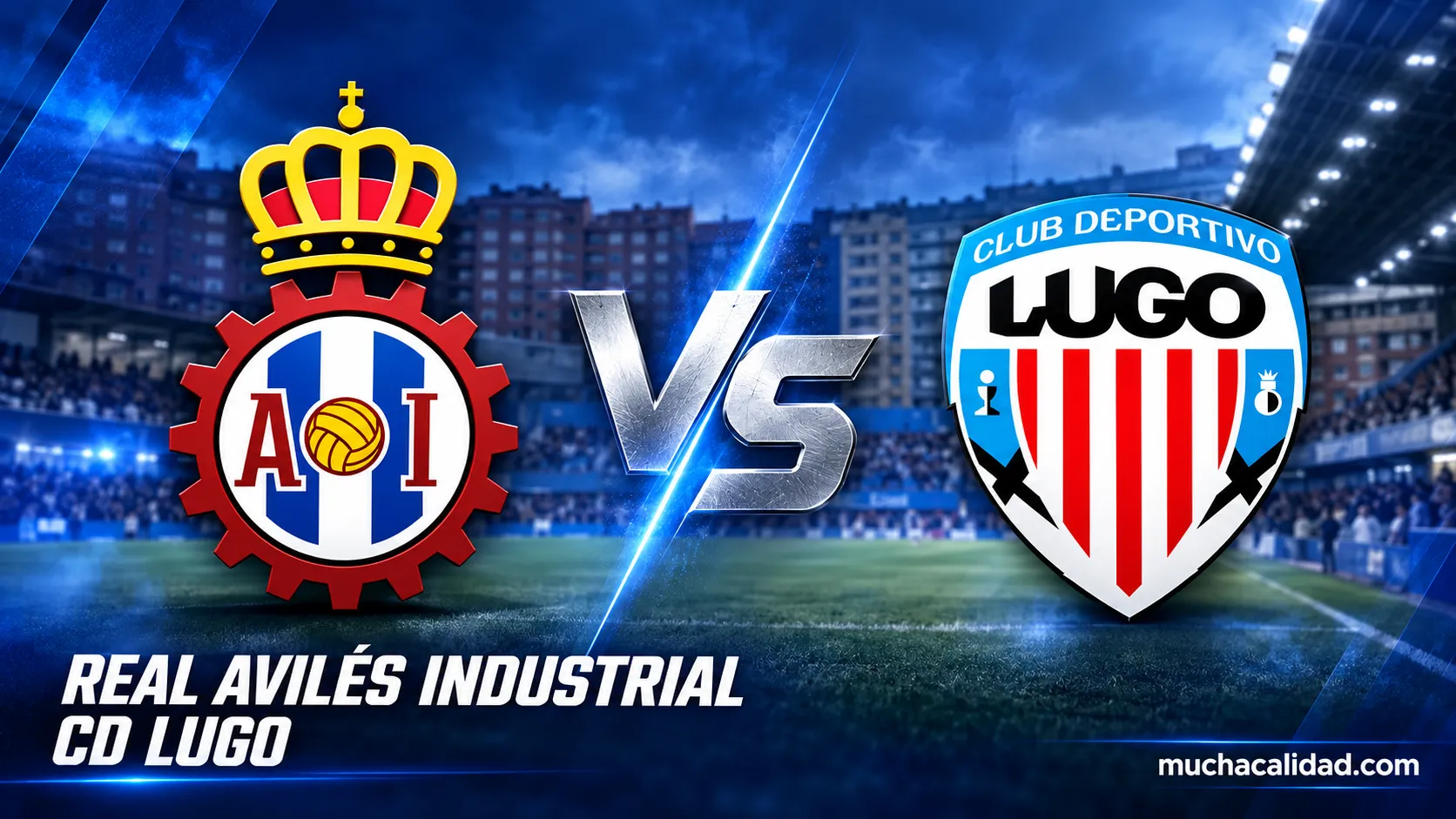 Real Avilés Industrial vs CD Lugo: horario, dónde ver y claves del duelo de Primera Federación