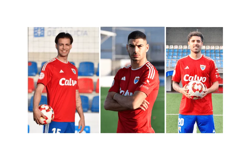 ¡Revolución en el Bergantiños FC! Tres nuevos refuerzos se suman a la familia rojilla