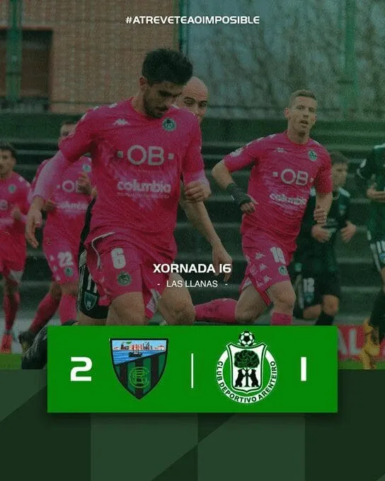 El Arenteiro naufraga en Sestao: derrota amarga ante el colista (2-1)