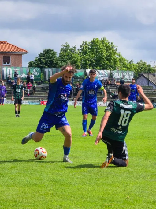 El Ourense CF salva un punto en Las Llanas tras un duro pulso con el Sestao River (2-2)