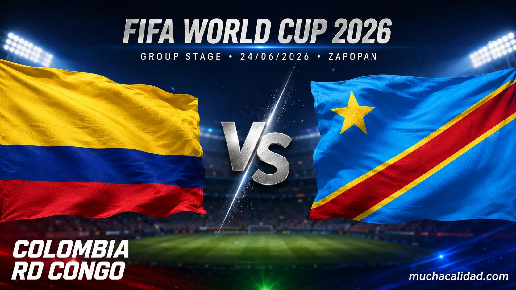 Colombia vs RD Congo: previa completa del Mundial 2026