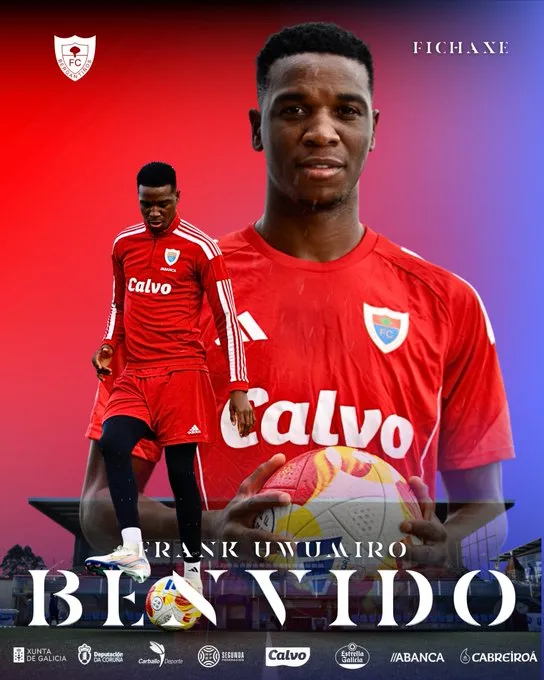 💥 Frank Uwumiro llega al Bergantiños para reforzar al equipo revelación de la Segunda Federación