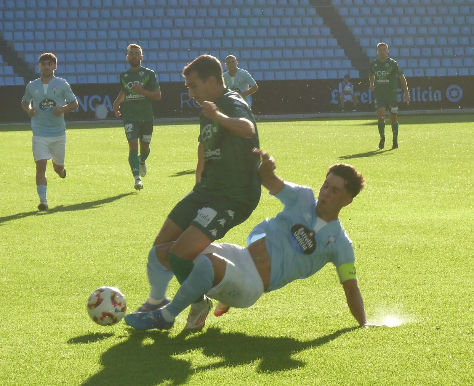 Tablas entre Celta Fortuna y Arenteiro en un derbi descafeinado