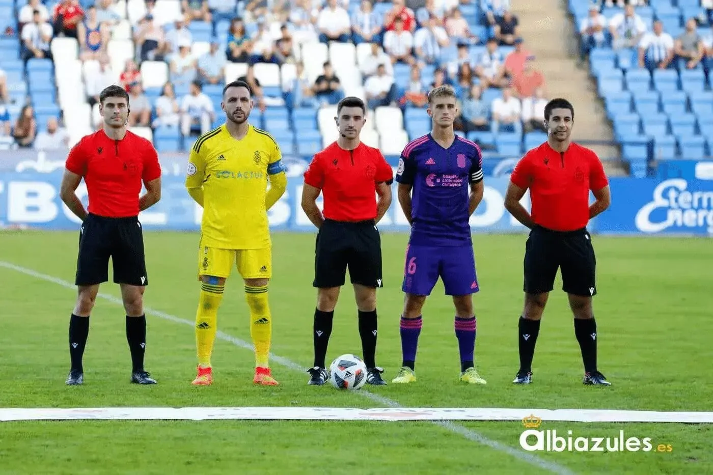 Segunda visita a Pasarón de Bordons Romero para dirigir el derbi entre los granates y el Bergantiños