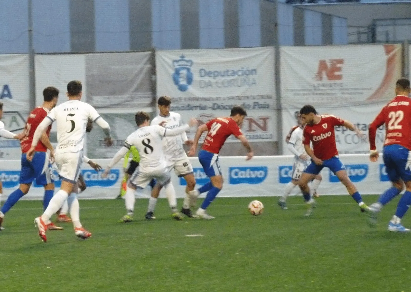 El Bergantiños, con uno más, sufre para ganar al Salamanca en la prolongación