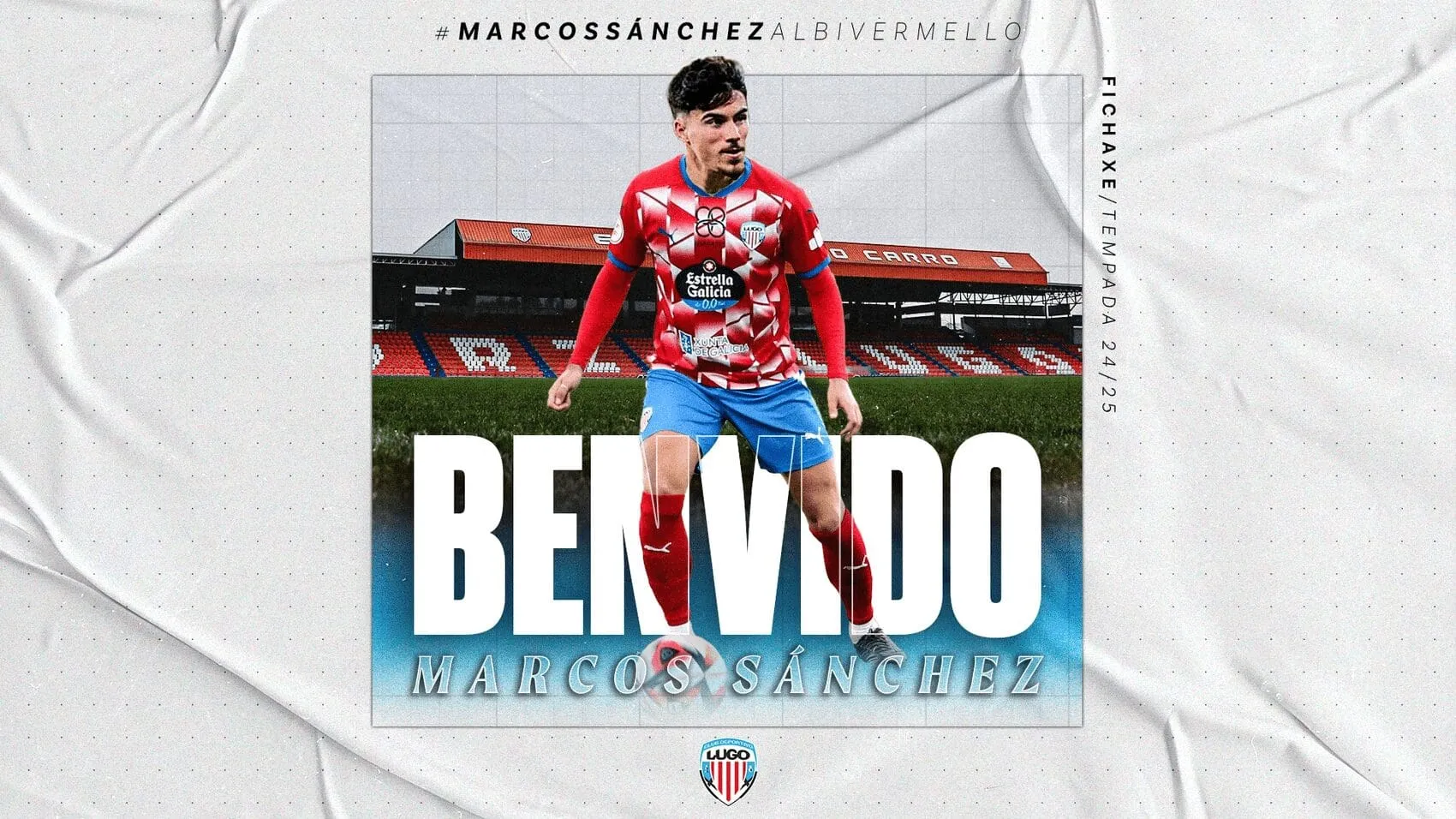 Marcos Sánchez se une al CD Lugo mientras Gonçalo Tabuaço parte hacia el Marítimo