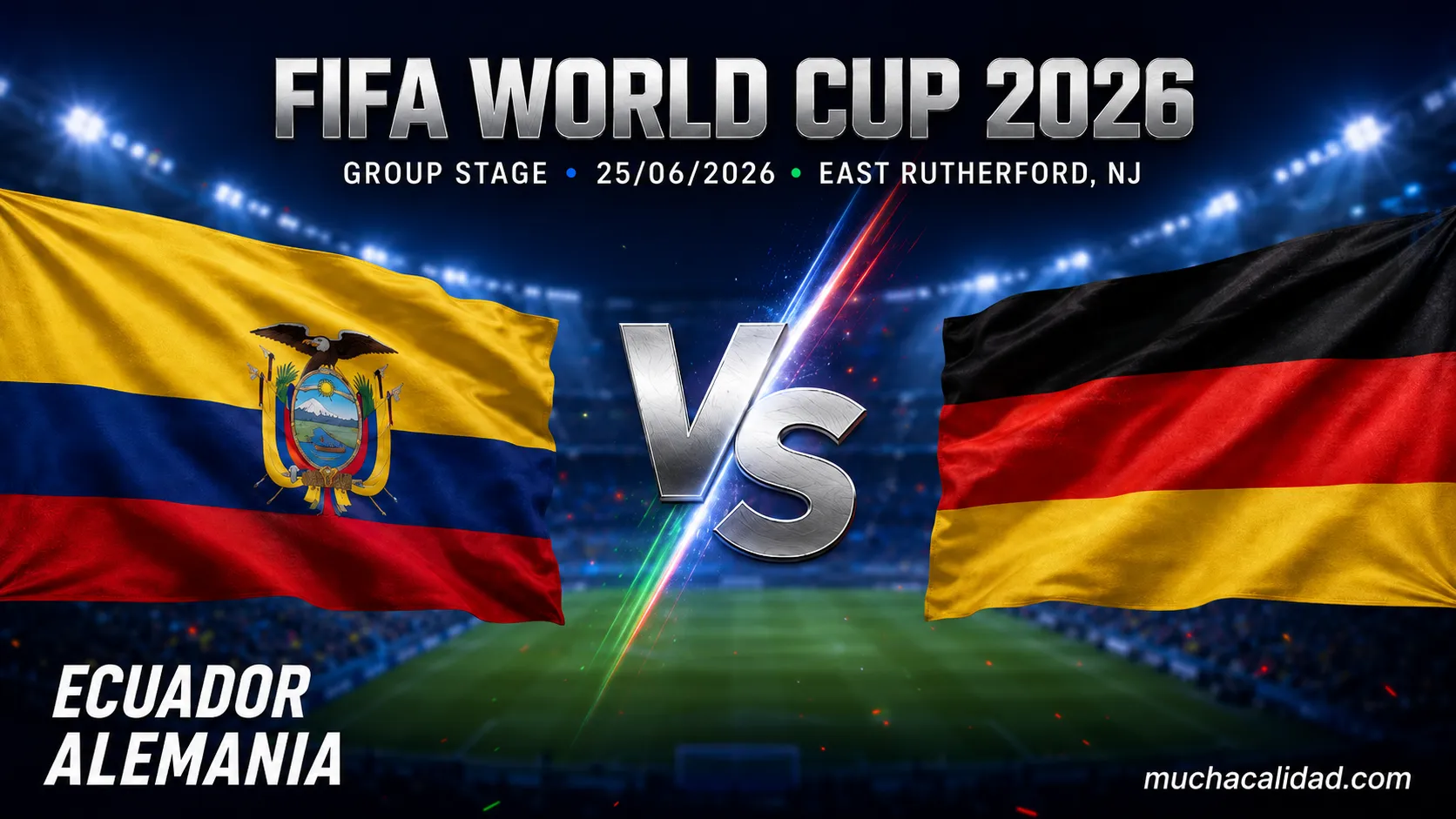 Ecuador vs Alemania: alineaciones probables, horario y pronóstico del Mundial 2026