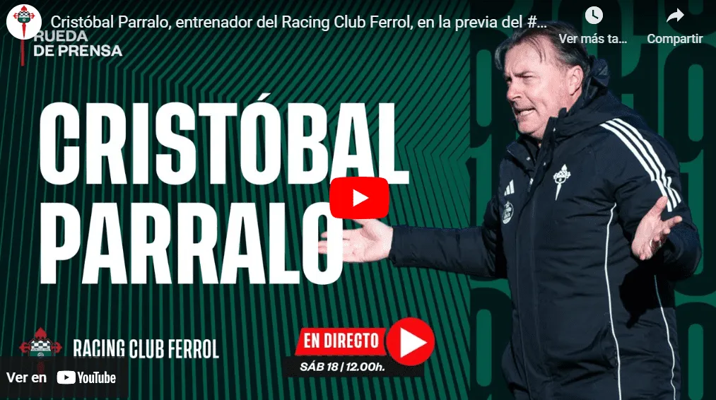 Cristóbal Parralo, aviso a navegantes: "Llevamos 11 jornadas con un jugador fuera de su posición natural, y eso afecta al rendimiento"