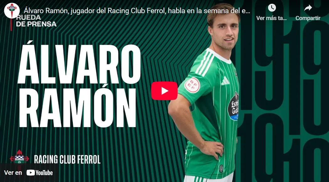 🟢  “Vamos a Balaídos a por todas”: Álvaro Ramón avisa que el Racing no teme a nadie 💚🔥