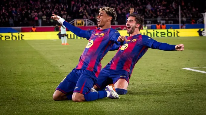 El Barcelona regresa a casa con un 4-0 rotundo y un Lamine Yamal desatado