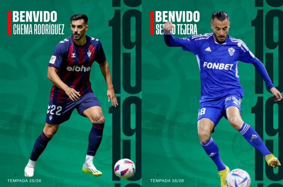 🌪️ El Racing se refuerza a lo grande: Chema Rodríguez y Sergio Tejera aterrizan en A Malata para soñar en grande 💚⚽