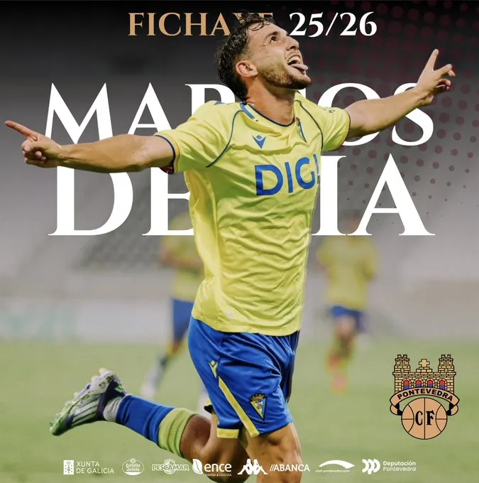 🔥 Fichaje inesperado: Marcos Denia aterriza en el Pontevedra CF cedido por el Cádiz 💥