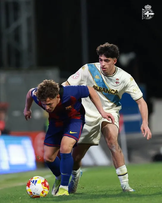 El Dépor juvenil cae con orgullo ante el Barça tras una semifinal épica en Lugo