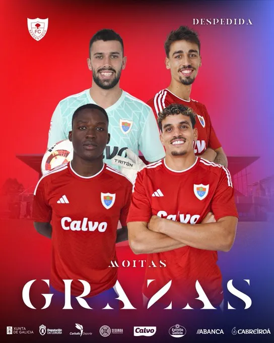 💣 Ola de salidas en Carballo: adiós a Cotelo, Ramos, Keita y Ouhdadi