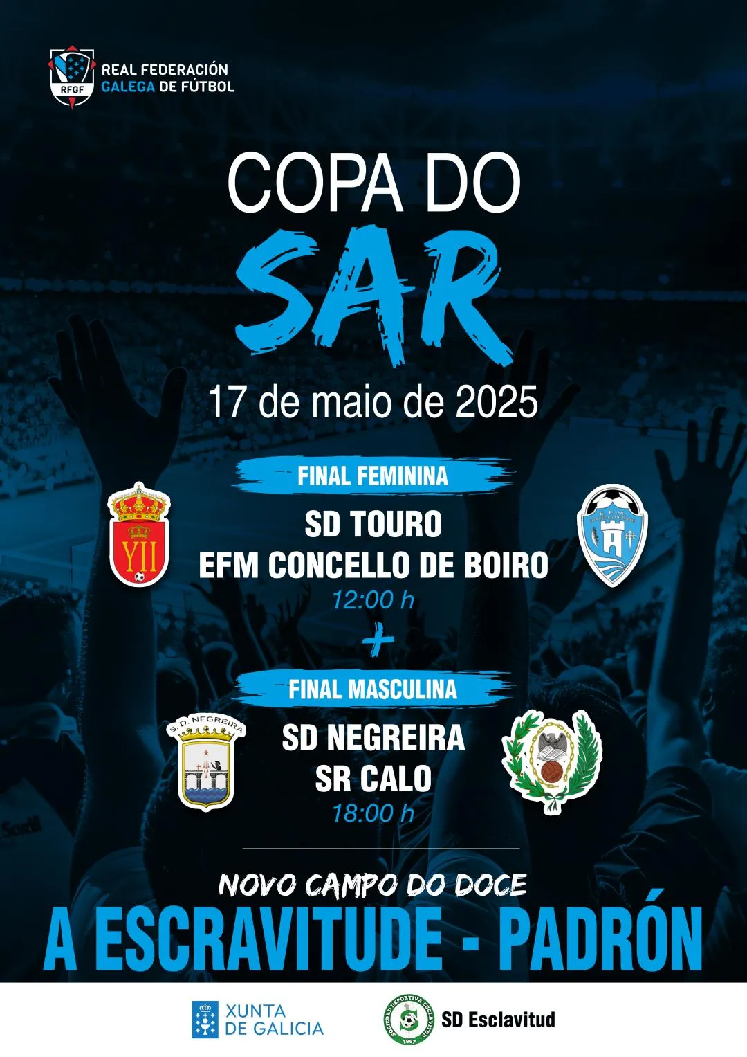 Día grande en Padrón: este sábado se disputan las finales de la Copa del SAR